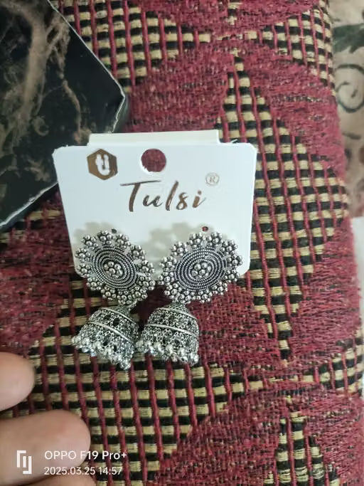 Silver Plated Earrings ( Combo Of 6)