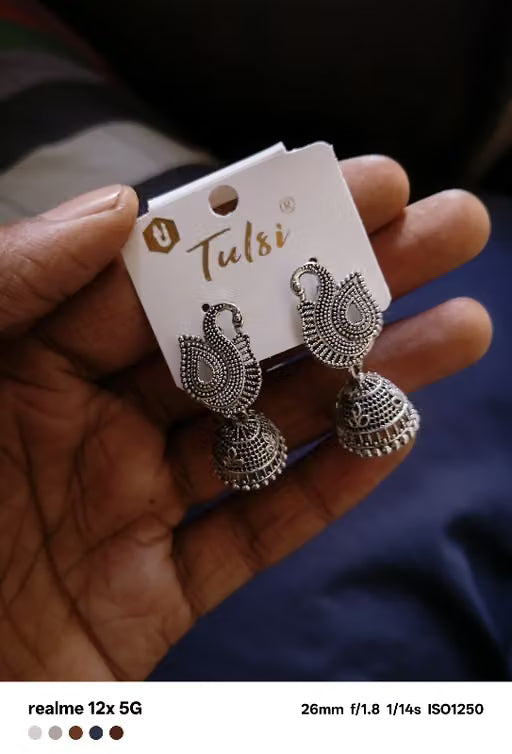 Silver Plated Earrings ( Combo Of 6)