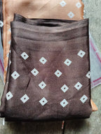 Best Chiffon Silk Bandhani Daily Wear Saree