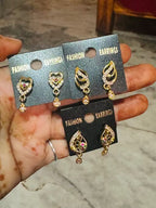 Treanding Fancy Dimond Earring (pack of 3)