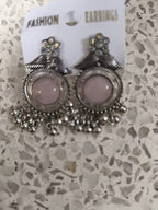Silver jhumkas (Pack of 4)
