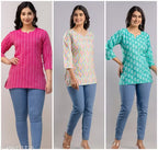 Shorts Kurtis Pack of 3