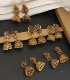 Gold Plated Traditional Ethnic Jhumka – Set of 6
