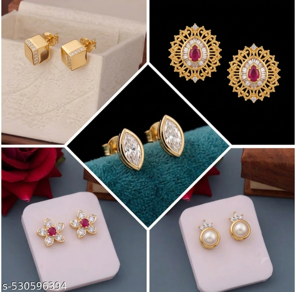 Fancy Earrings & Studs (Pack of 5)