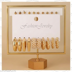 Vassaley American  C-Shaped Earrings(Pack of 5)