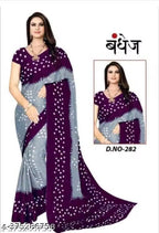 Best silk printed Daily wear saree
