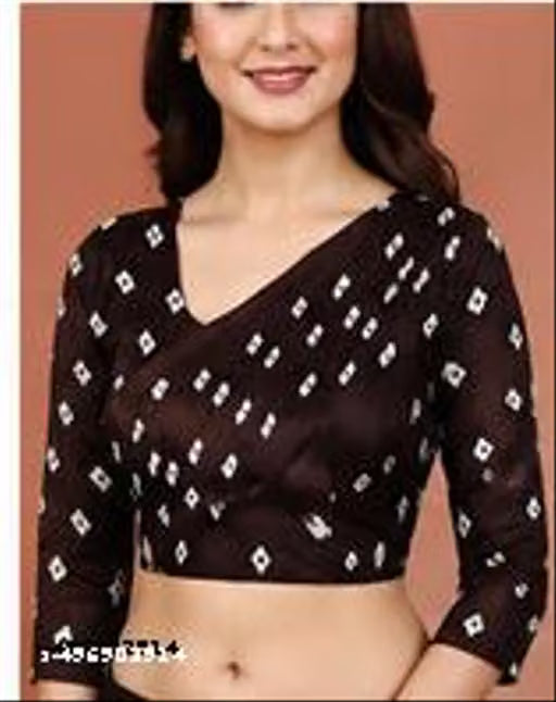 Best Chiffon Silk Bandhani Daily Wear Saree